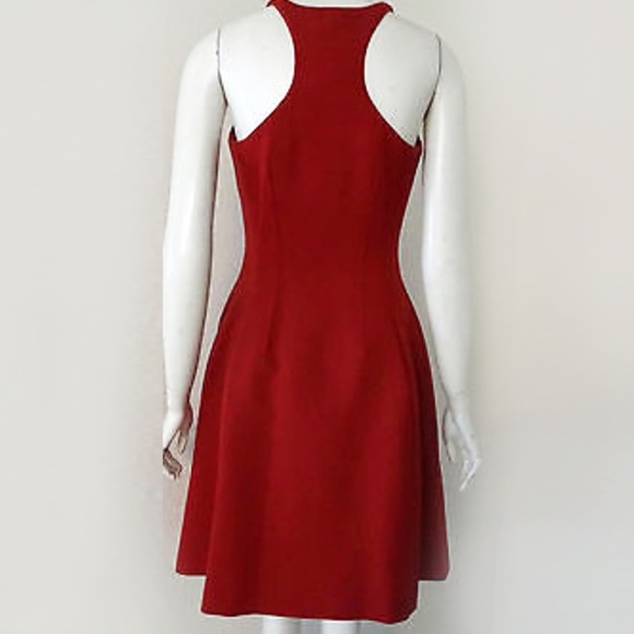 BCBGMaxAzria Deep Red Giuliana Dress. Size 4. Worn once. - Picture 3 of 6